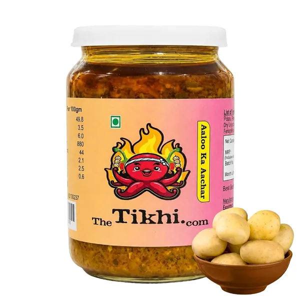 The_Tikhi_Imli_Chutney_Sweet_Tangy_Tamarind_Chutney_500G_And_Aaloo_Ka_Achar_Spicy_Potato_Pickle_In_Mustard_Oil_500G