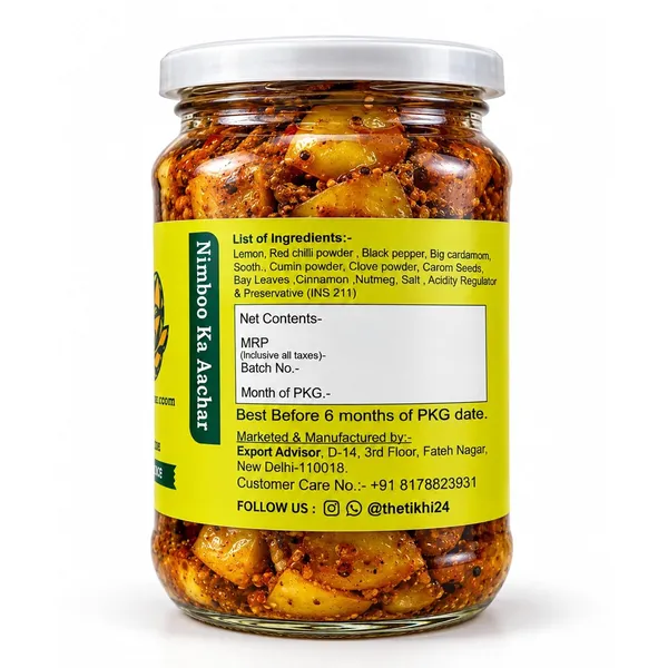 The_Tikhi_Chatpat_Nimbu_Achar_Zesty_Spicy_Lemon_Pickle_500G_Pack_Of_2