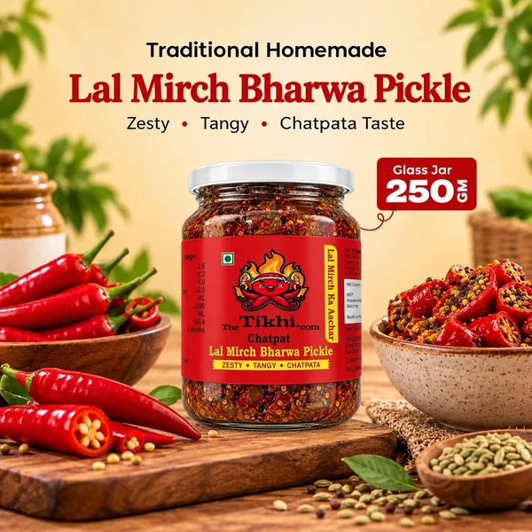 The_Tikhi_Bharwa_Lal_Mirch_Achar_Banarasi_Style_Stuffed_Red_Chilli_Pickle_500G