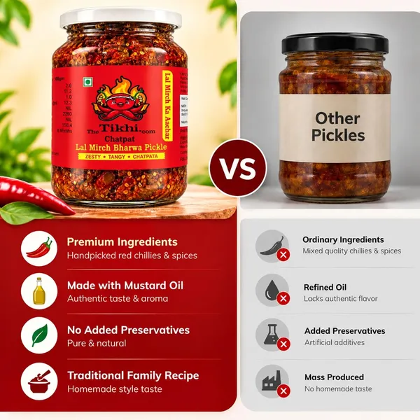The_Tikhi_Bharwa_Lal_Mirch_Achar_Banarasi_Style_Stuffed_Red_Chilli_Pickle_500G