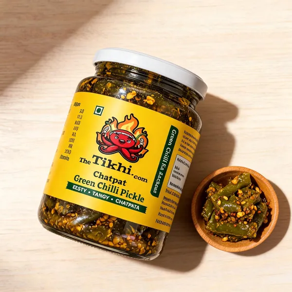 The_Tikhi_Hari_Mirch_Achar_Spicy_Tangy_Green_Chilli_Pickle_500G