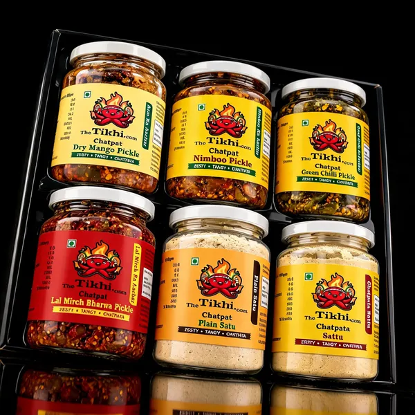 The_Tikhi_Homemade_Indian_Pickle_Chutney_Combo_6_Varieties_No_Preservatives