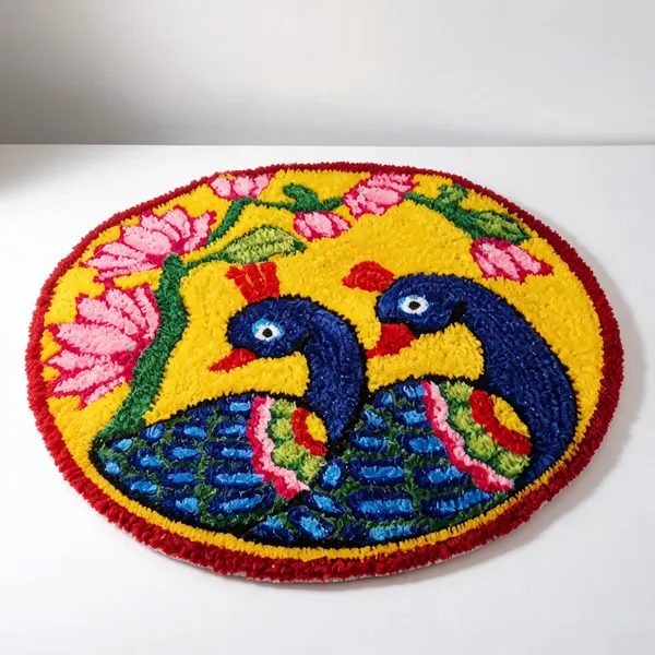 Fabric_Festive_Peacock_Rangoli_Mat