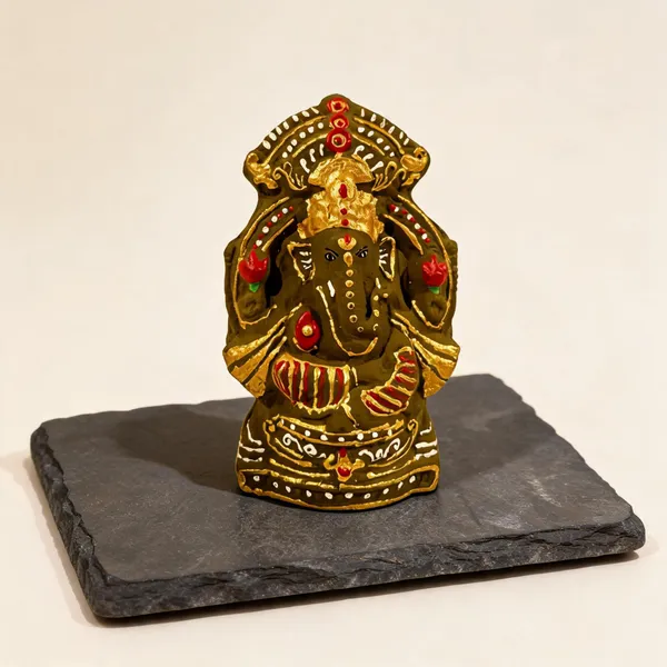 Cow_Dung_Handcrafted_Ganesh_Idol_Eco-Friendly