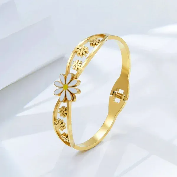 Daisy_Flower_Bangle_Bracelet
