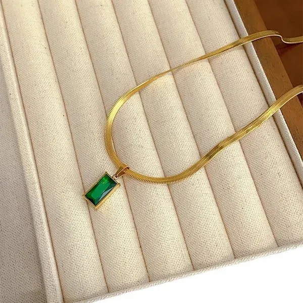 Green_Geometric_Necklace