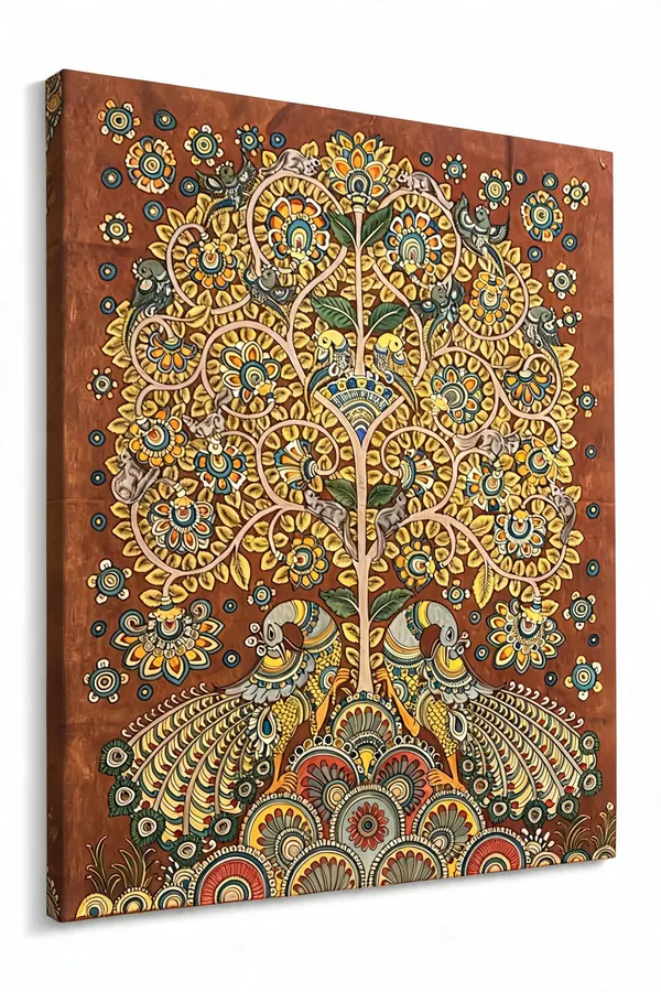 Fabric_Kalamkari_Tree_Of_Life_Wall_Hanging__Canvas_Roll