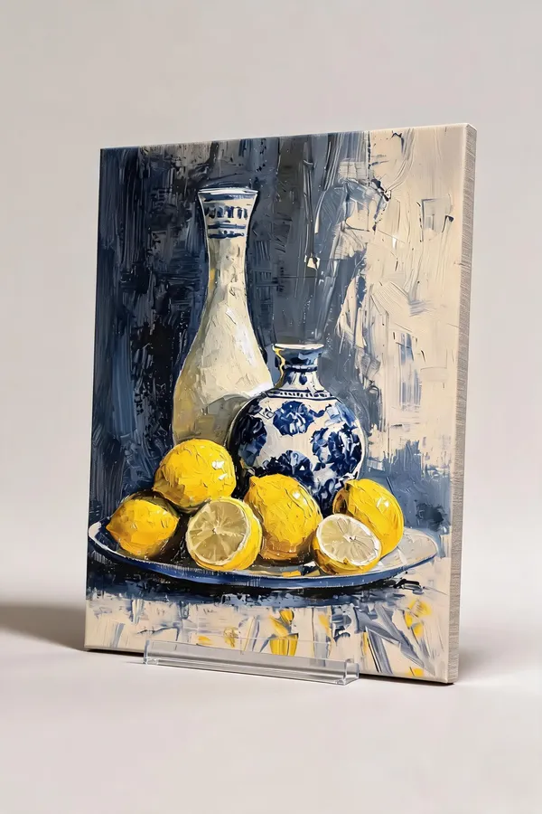 Blue_And_Yellow_Still_Life_Wall_Art_Painting__Canvas_Roll