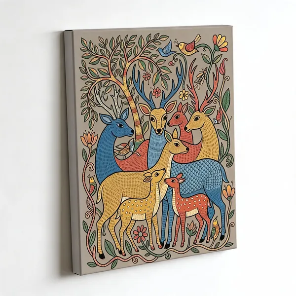 Folk_Art_Deer_Wall_Decor__Canvas_Roll