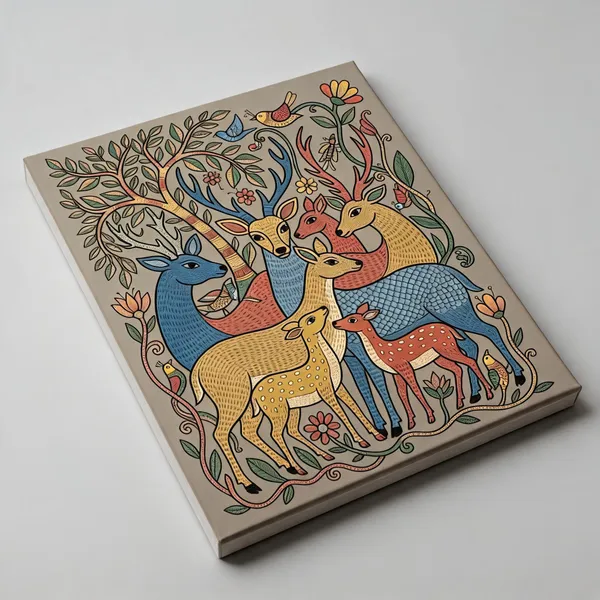 Folk_Art_Deer_Wall_Decor__Canvas_Roll