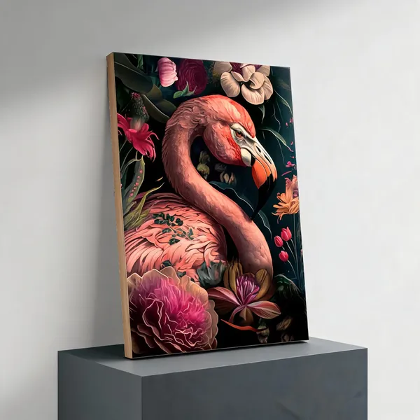 Beautiful_Flamingo_Wall_Painting_400_Gsm_Gallery_Wrapped_Canvas_On_Premium_1_5x1_5_Inch_Pine_Wood_Frame_Gallery_Wrapped_Ready_To_Hang