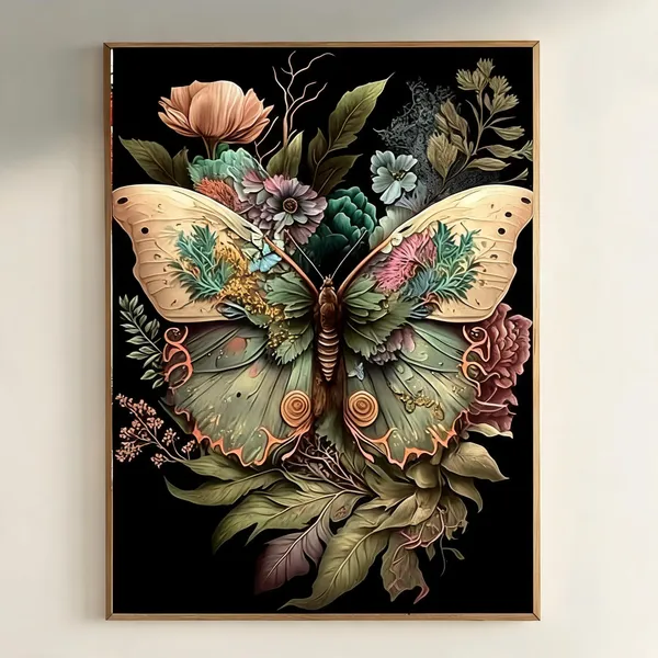 Beautiful_Butterfly_Wall_Art_400_Gsm_Gallery_Wrapped_Canvas_On_Premium_1_5x1_5_Inch_Pine_Wood_Frame_Gallery_Wrapped_Ready_To_Hang