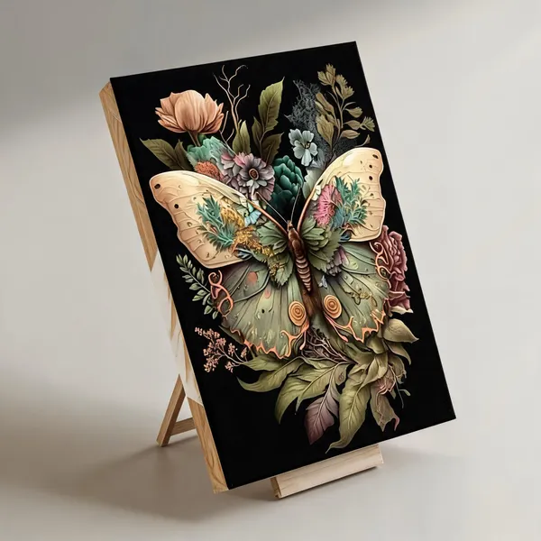 Beautiful_Butterfly_Wall_Art_400_Gsm_Gallery_Wrapped_Canvas_On_Premium_1_5x1_5_Inch_Pine_Wood_Frame_Gallery_Wrapped_Ready_To_Hang