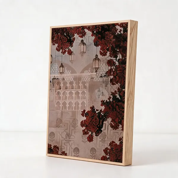 Beautiful_Mughal_Painting_400_Gsm_Gallery_Wrapped_Canvas_On_Premium_1_5x1_5_Inch_Pine_Wood_Frame_Gallery_Wrapped_Ready_To_Hang