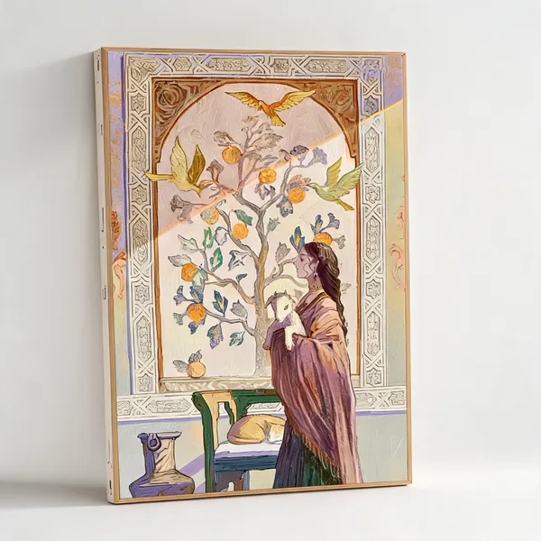 Beautiful_Mughal_Painting_400_Gsm_Gallery_Wrapped_Canvas_On_Premium_1_5x1_5_Inch_Pine_Wood_Frame_Gallery_Wrapped_Ready_To_Hang