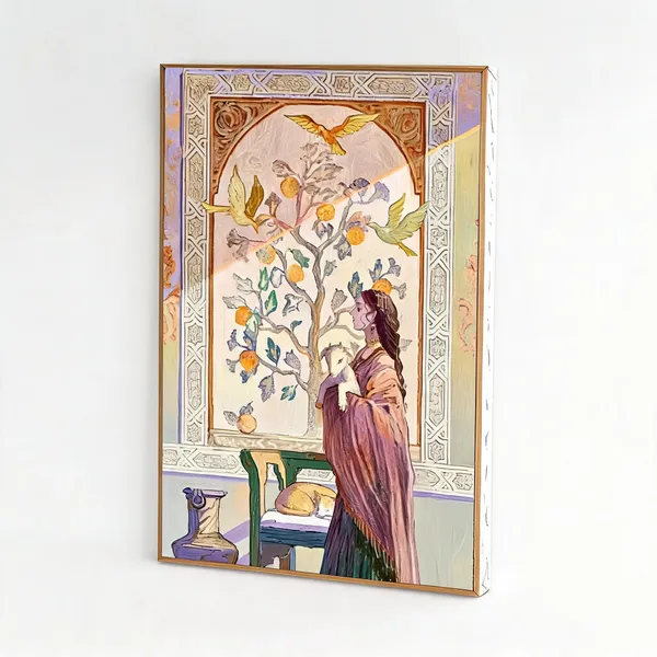 Beautiful_Mughal_Painting_400_Gsm_Gallery_Wrapped_Canvas_On_Premium_1_5x1_5_Inch_Pine_Wood_Frame_Gallery_Wrapped_Ready_To_Hang
