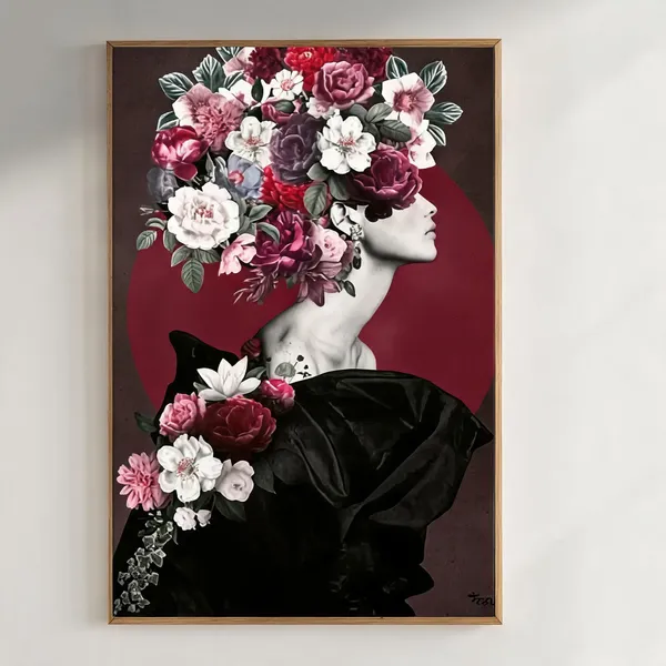 Beautiful_Lady_With_Flowers_On_Head_400_Gsm_Gallery_Wrapped_Canvas_On_Premium_1_5x1_5_Inch_Pine_Wood_Frame_Gallery_Wrapped_Ready_To_Hang