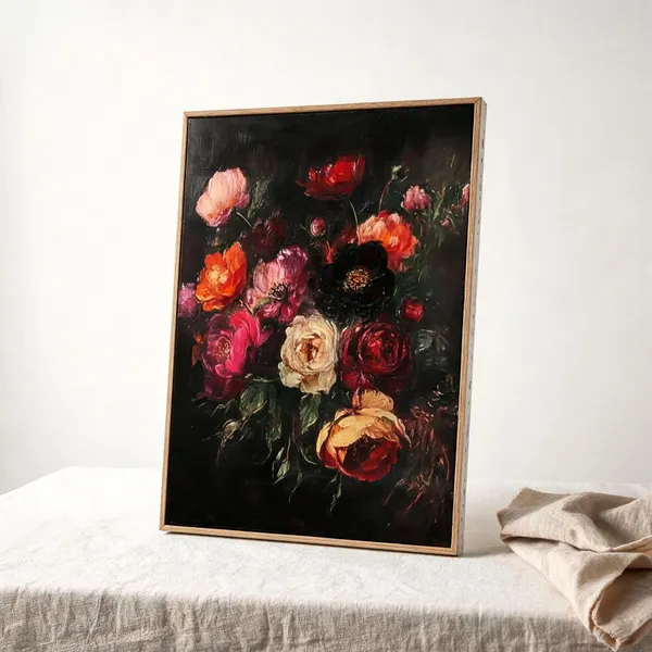 Beautiful_Rose_Painting_With_Intricated_Pattern_400_Gsm_Gallery_Wrapped_Canvas_On_Premium_1_5x1_5_Inch_Pine_Wood_Frame_Gallery_Wrapped_Ready_To_Hang