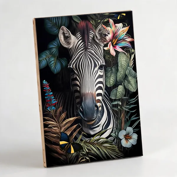 Artistic_Zebra_Painting_400_Gsm_Gallery_Wrapped_Canvas_On_Premium_1_5x1_5_Inch_Pine_Wood_Frame_Gallery_Wrapped_Ready_To_Hang