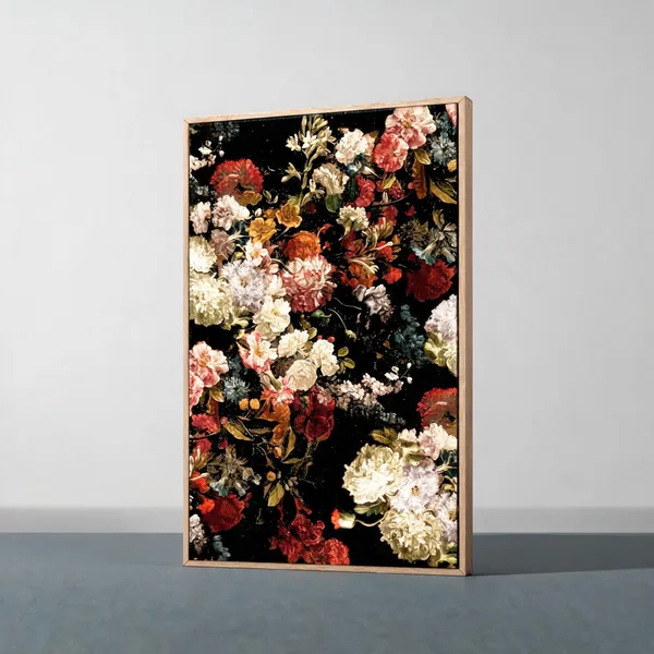 Attractive_Floral_Art_400_Gsm_Gallery_Wrapped_Canvas_On_Premium_1_5x1_5_Inch_Pine_Wood_Frame_Gallery_Wrapped_Ready_To_Hang