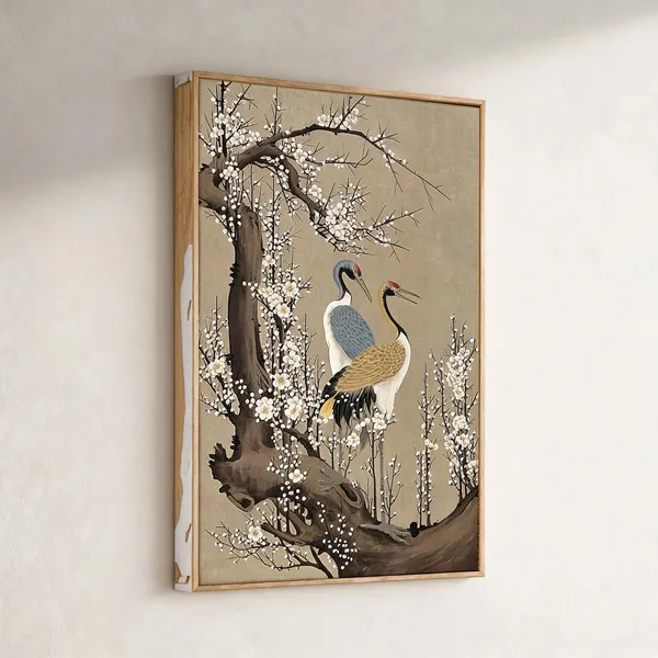Mesmerizing_Earthy_Tone_Swan_Pair_Painting_400_Gsm_Gallery_Wrapped_Canvas_On_Premium_1_5x1_5_Inch_Pine_Wood_Frame_Roll