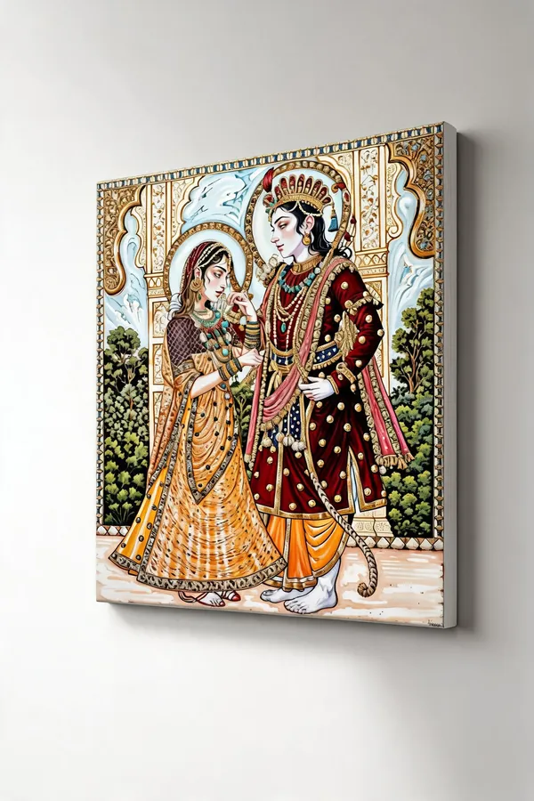 Canvas_Wall_Art_Traditional_Radha_Krishna_Painting_400_Gsm_Gallery_Wrapped_Canvas_Gallery_Wrapped_Ready_To_Hang