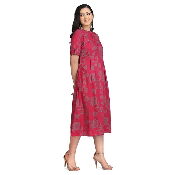 Maroon_Cotton_A-Line_Maxi_Dress_For_Women