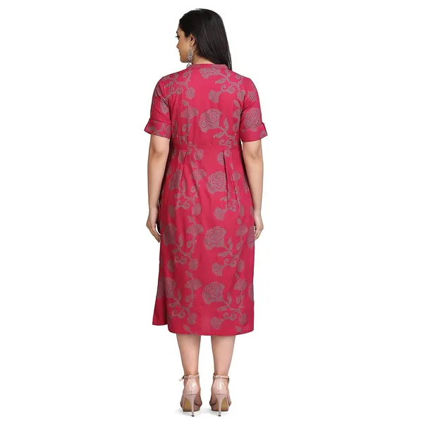 Maroon_Cotton_A-Line_Maxi_Dress_For_Women