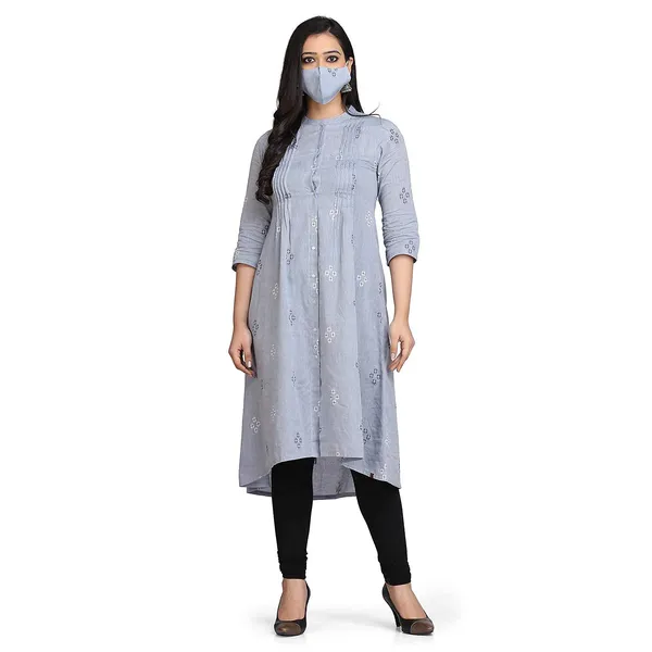Sky_Blue_Mangalgiri_Cotton_Pleated_A-Line_Maxi_Dress_For_Women