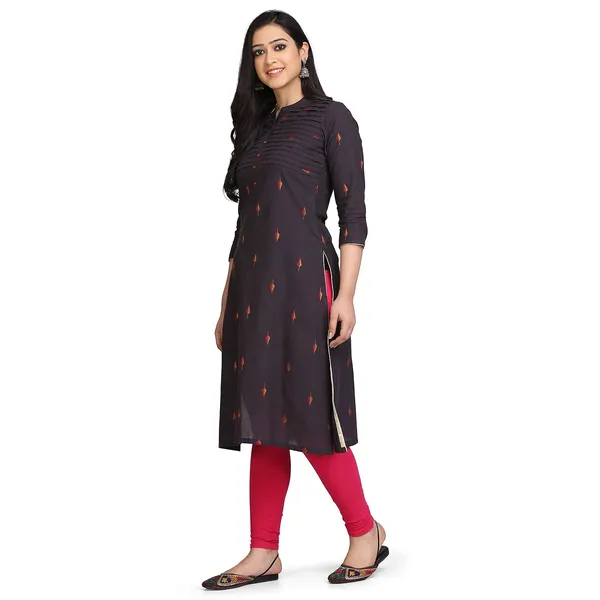 Purple_Mangalgiri_Cotton_Printed_A-Line_Kurta_For_Women
