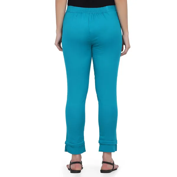 Rama_Green_Cotton_Flex_Regular_Fit_Pants_For_Women