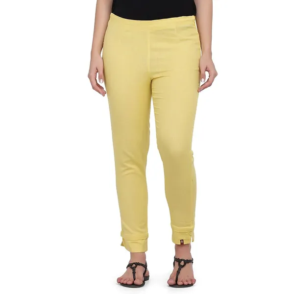 Ochre_Cotton_Flex_Regular_Fit_Pants_For_Women