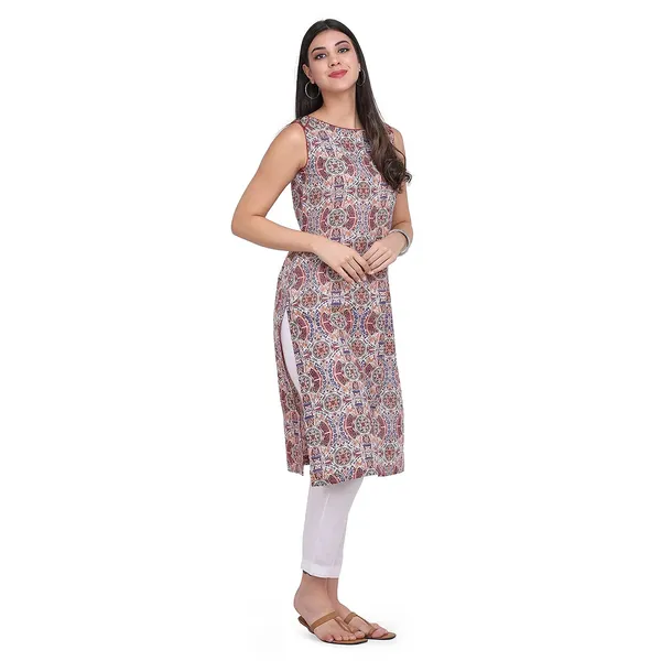 Off_White_Cotton_Sleeveless_Printed_Kurta_For_Women