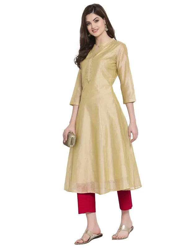 Beige_Chanderi_Embroidered_Festive_Anarkali_Kurta_For_Women