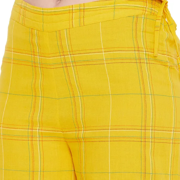 Yellow_Mangalgiri_Cotton_Printed_Straight_Kurti_Palazzo_Set_For_Women