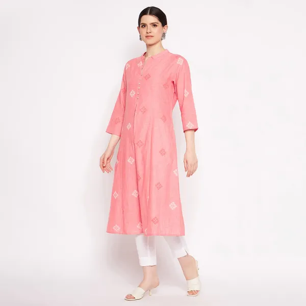 Pink_South_Cotton_Straight_Embroidered_Kurta_For_Women