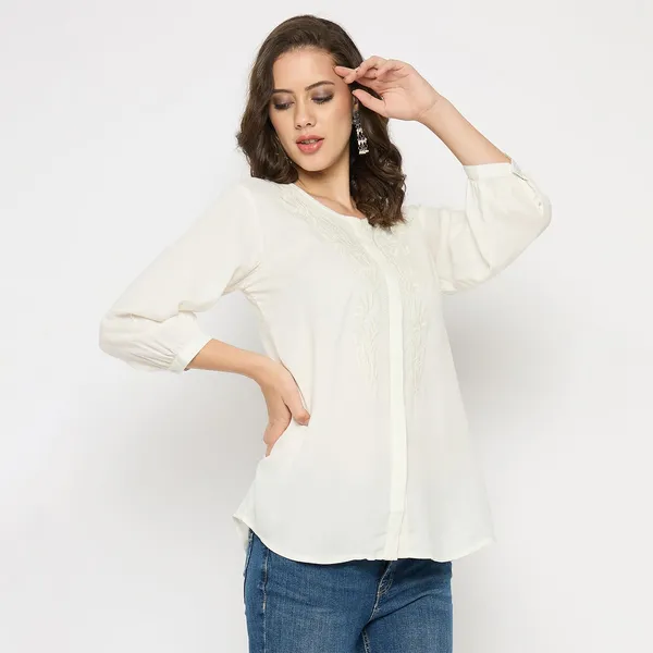Off_White_Viscose_Regular_Fit_Shirt_Top_For_Women