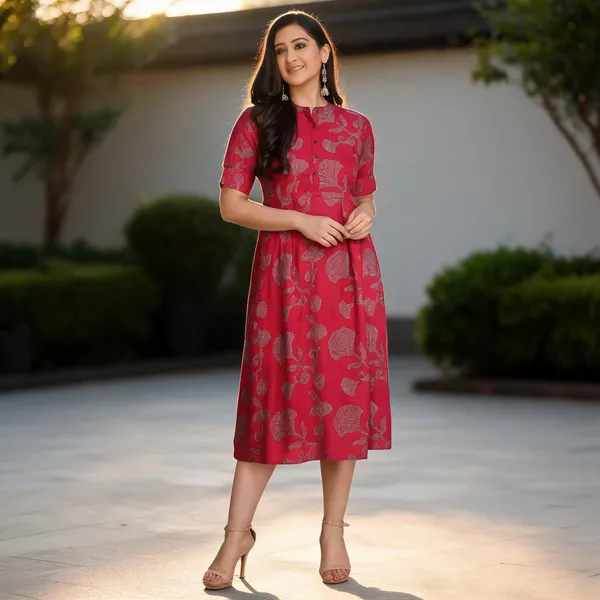 Maroon_Cotton_A-Line_Maxi_Dress_For_Women