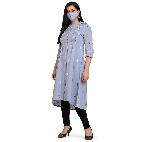Sky_Blue_Mangalgiri_Cotton_Pleated_A-Line_Maxi_Dress_For_Women
