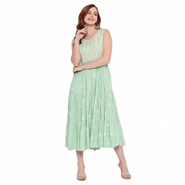 Sea_Green_Tiered_Sleeveless_Anarkali_Maxi_Dress_For_Women