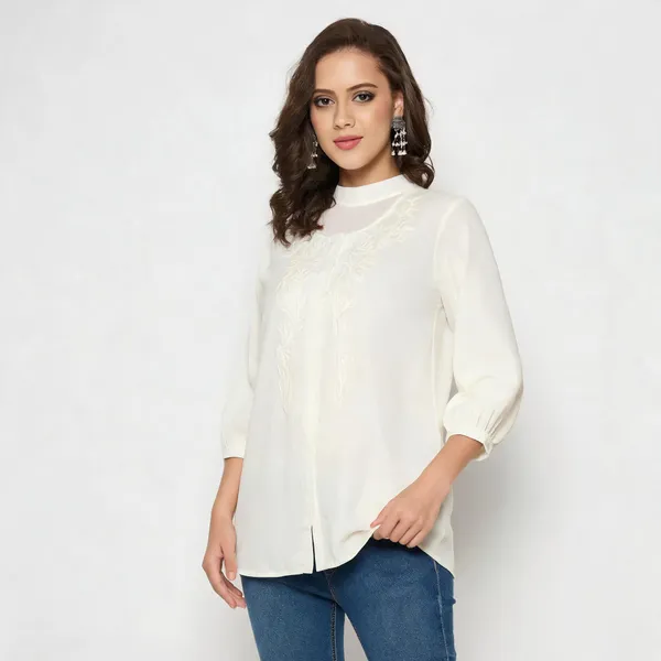 Off_White_Viscose_Regular_Fit_Shirt_Top_For_Women