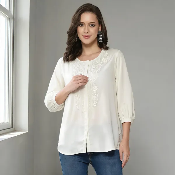 Off_White_Viscose_Regular_Fit_Shirt_Top_For_Women