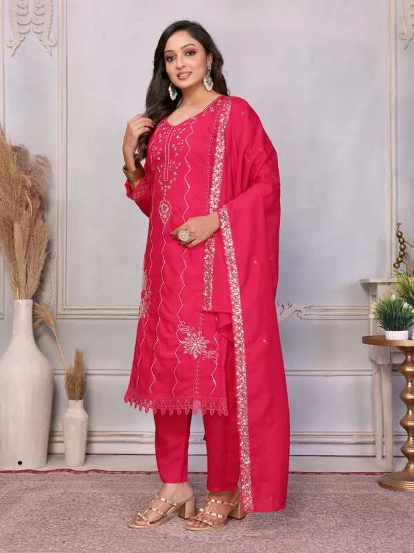 Pink_Mall_Roman_Embroidered_Salwar_Suit_For_Women
