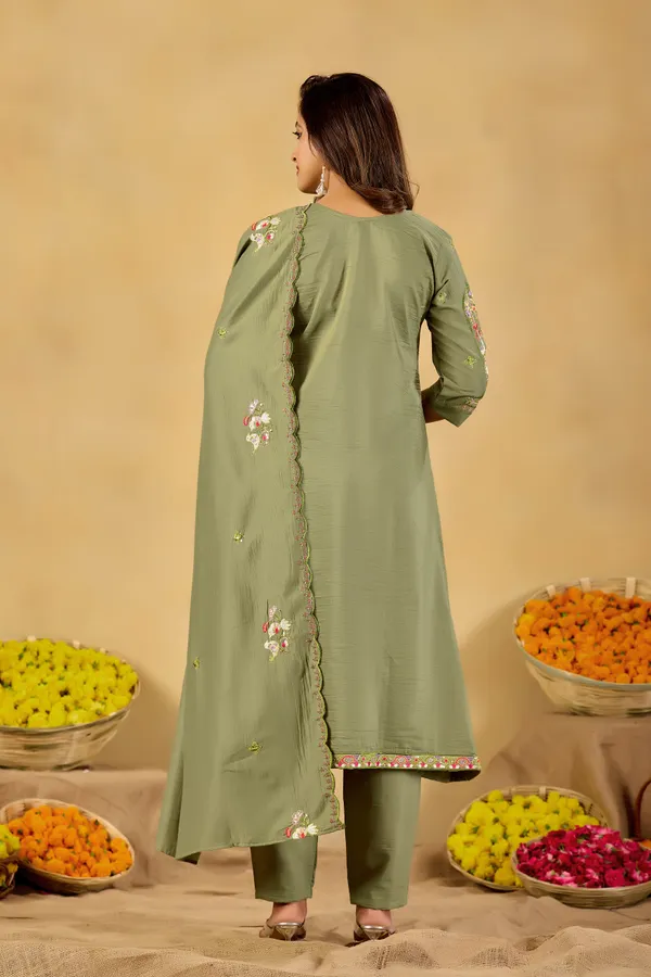Sage_Green_Embroidered_Straight_Kurta_Set_For_Women