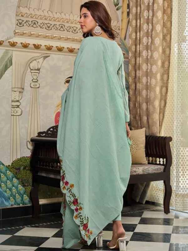 Mint_Green_Roman_Glass_Embroidered_Kurta_Set_for_Women