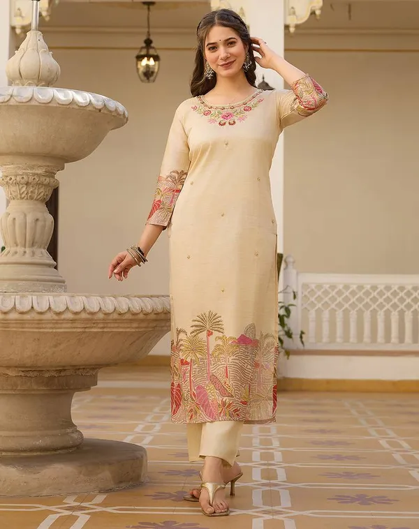 Beige_Mull_Cotton_Straight_Kurta_Set_for_Women