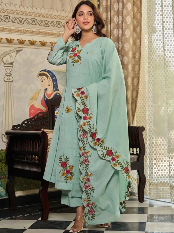 Mint_Green_Roman_Glass_Embroidered_Kurta_Set_for_Women