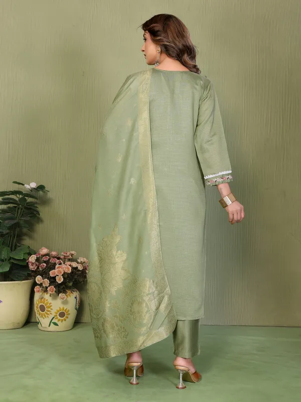 Green_Embroidered_Straight_Kurta_Set_With_Dupatta_For_Women