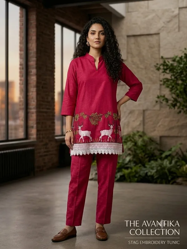 Pink_Embroidered_Straight_Kurta_Set_for_Women