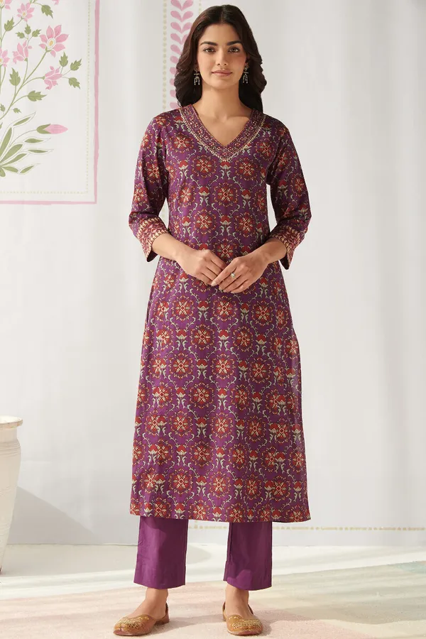 Purple_Pure_Cotton_Printed_Kurti_for_Women
